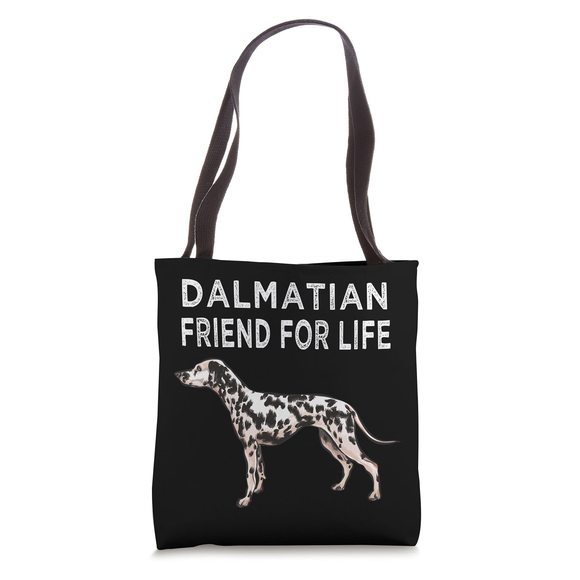 Dalmatian Friend Life Dog Friendship Tote Bag :3 - Picture 1 of 4
